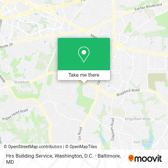 Hrs Building Service map