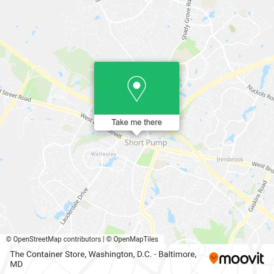 The Container Store map