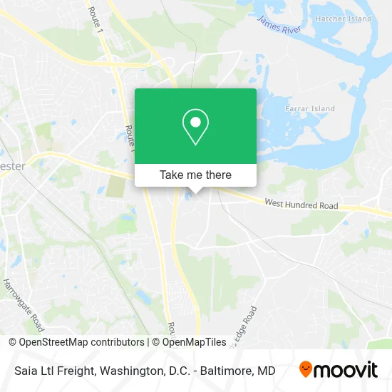 Saia Ltl Freight map