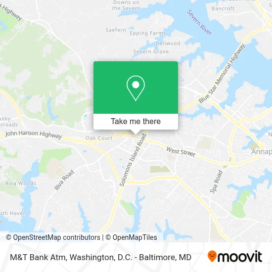 M&T Bank Atm map