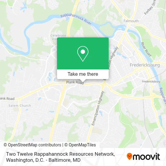 Two Twelve Rappahannock Resources Network map