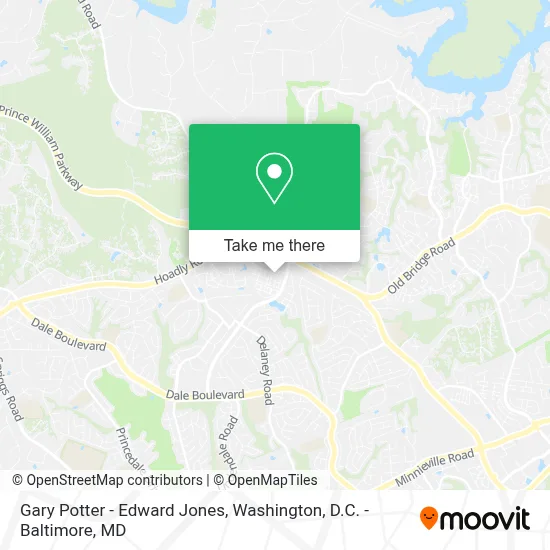 Gary Potter - Edward Jones map