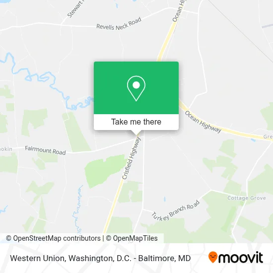Western Union map