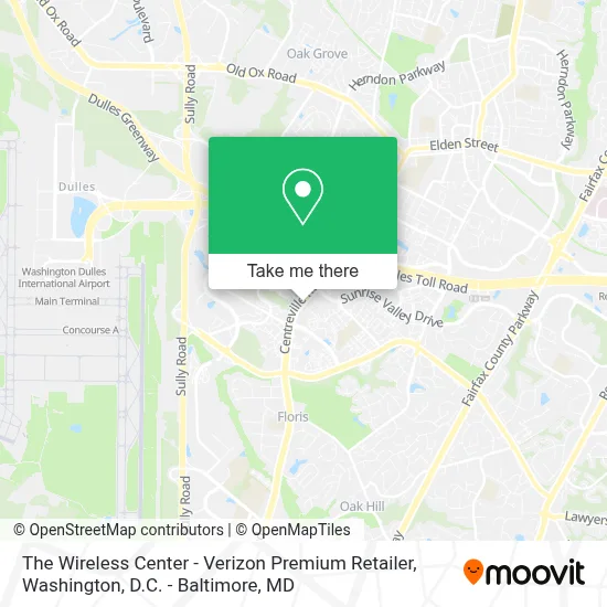The Wireless Center - Verizon Premium Retailer map