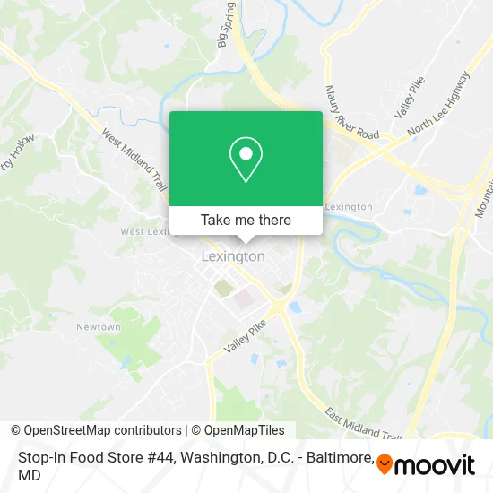 Stop-In Food Store #44 map