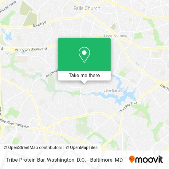 Tribe Protein Bar map
