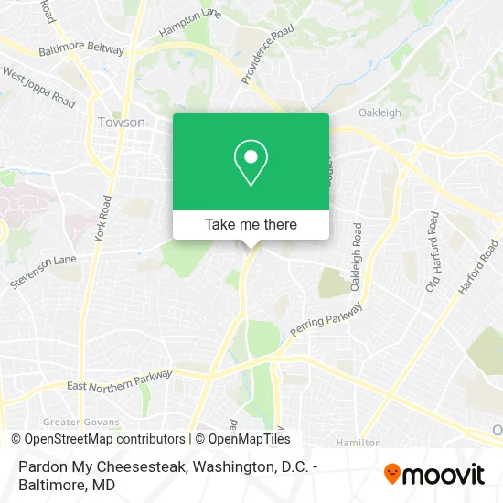 Pardon My Cheesesteak map