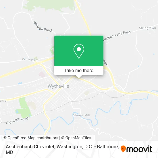 Aschenbach Chevrolet map