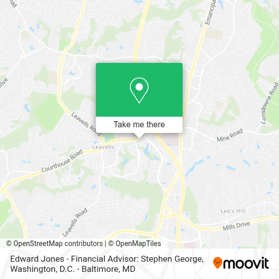 Edward Jones - Financial Advisor: Stephen George map