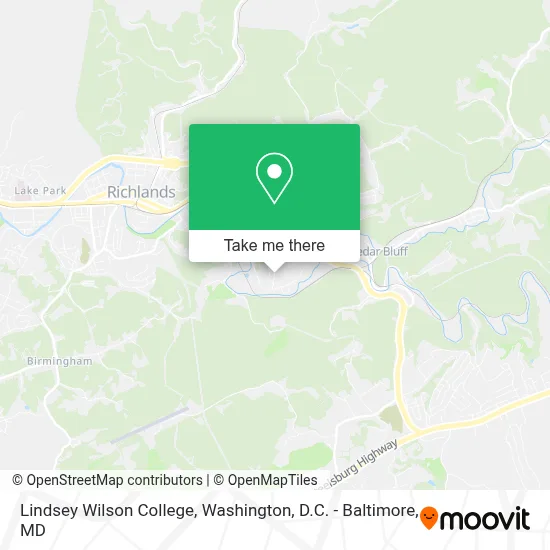 Lindsey Wilson College map