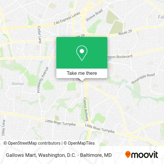 Gallows Mart map