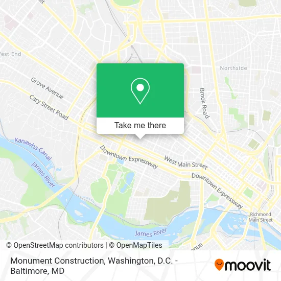 Monument Construction map