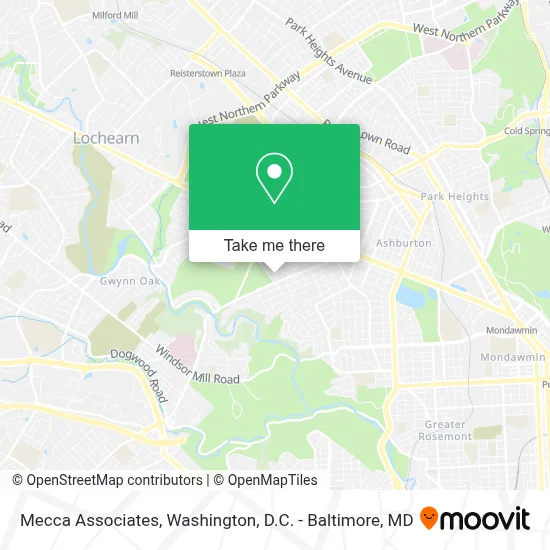 Mecca Associates map