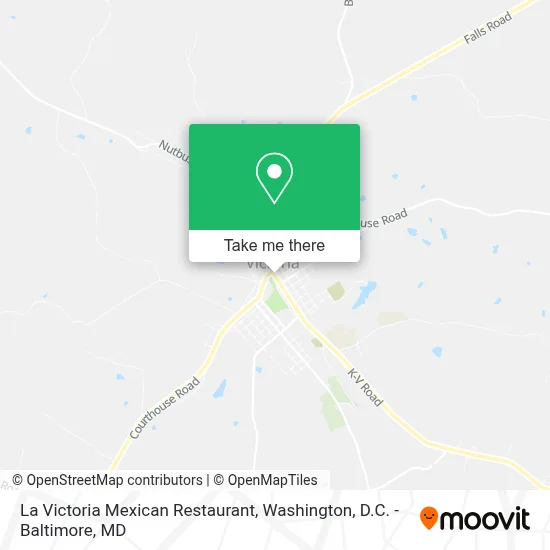 La Victoria Mexican Restaurant map