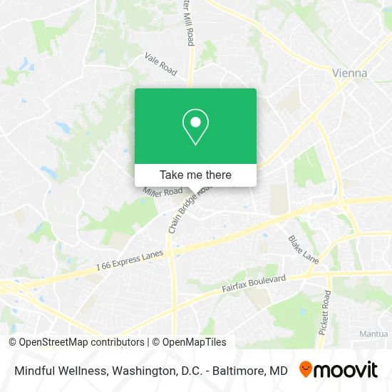 Mindful Wellness map