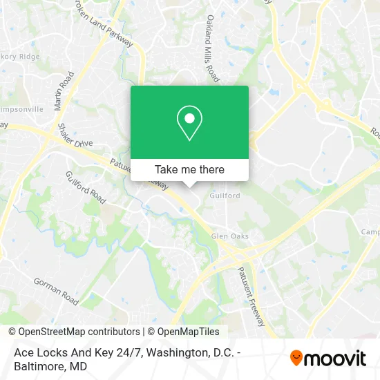 Ace Locks And Key 24/7 map