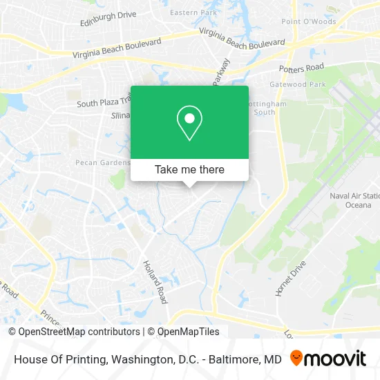 House Of Printing map