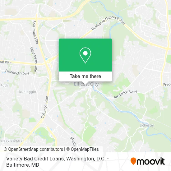 Variety Bad Credit Loans map