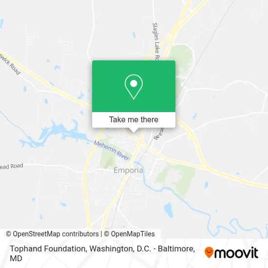 Tophand Foundation map