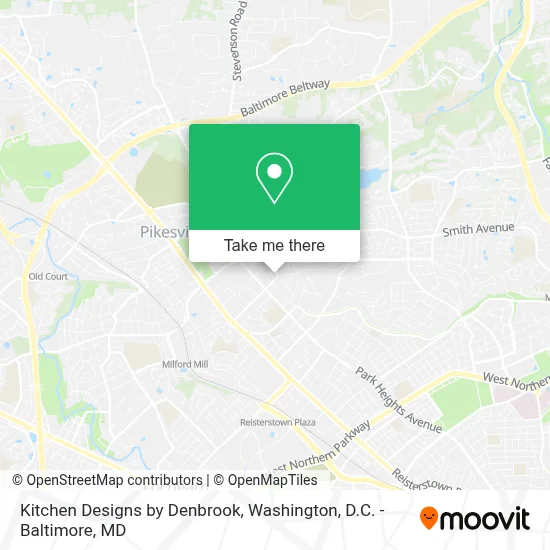 Kitchen Designs by Denbrook map