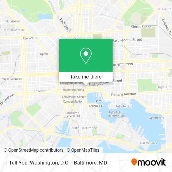 I Tell You map