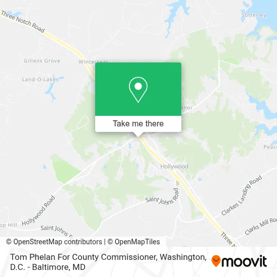 Tom Phelan For County Commissioner map