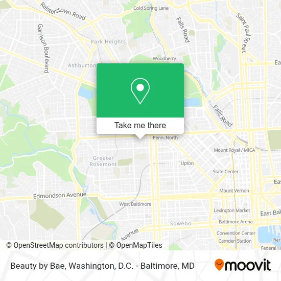 Beauty by Bae map
