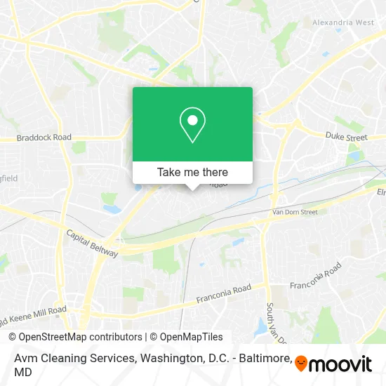 Avm Cleaning Services map