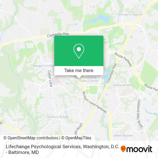 Lifechange Psychological Services map
