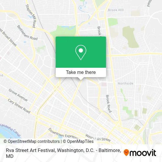 Rva Street Art Festival map
