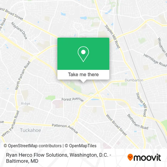 Ryan Herco Flow Solutions map
