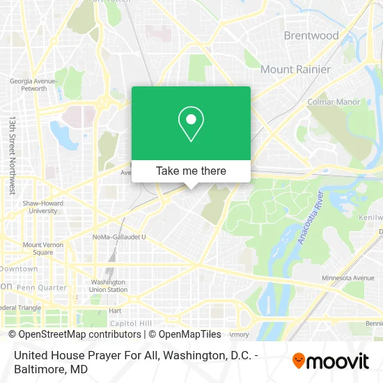 United House Prayer For All map