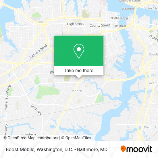 Boost Mobile map