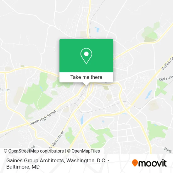 Gaines Group Architects map