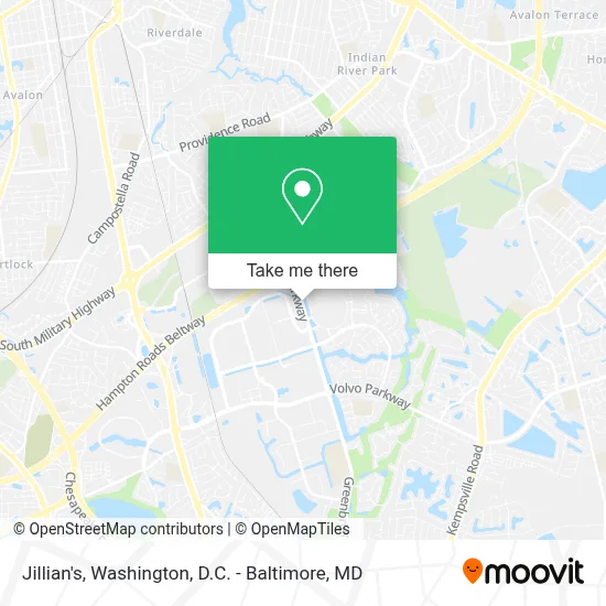 Jillian's map