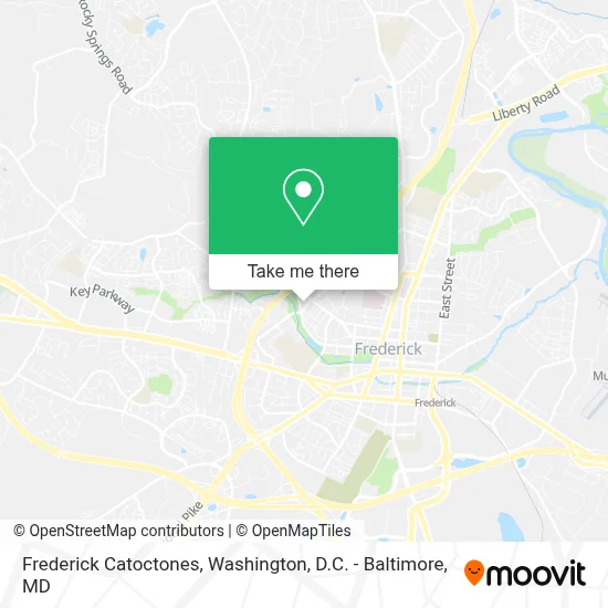 Frederick Catoctones map