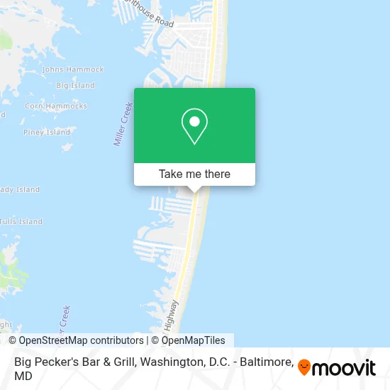 Big Pecker's Bar & Grill map