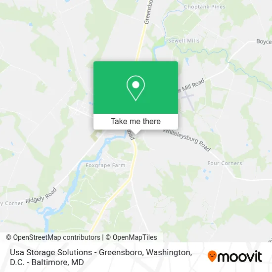 Usa Storage Solutions - Greensboro map