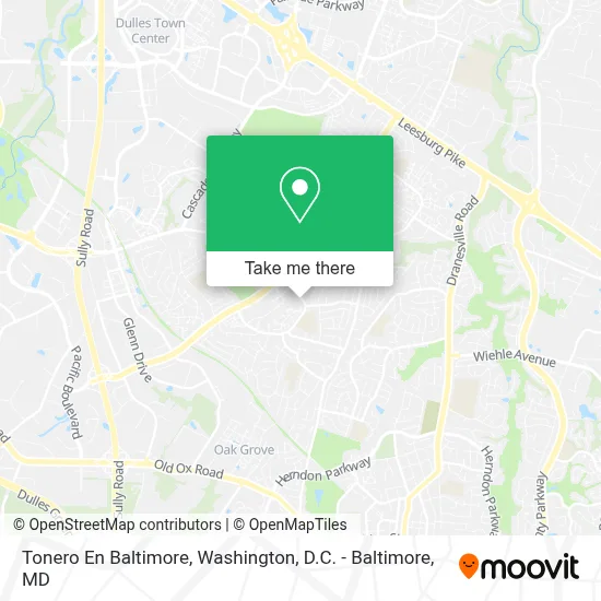 Tonero En Baltimore map