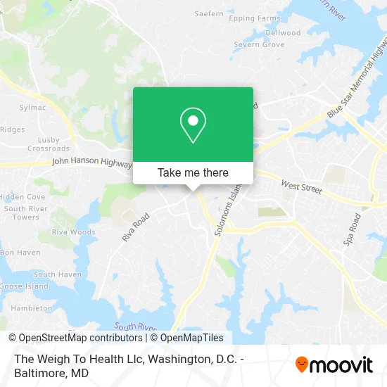 The Weigh To Health Llc map