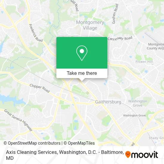 Axis Cleaning Services map