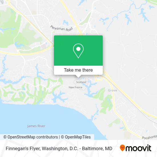 Finnegan's Flyer map