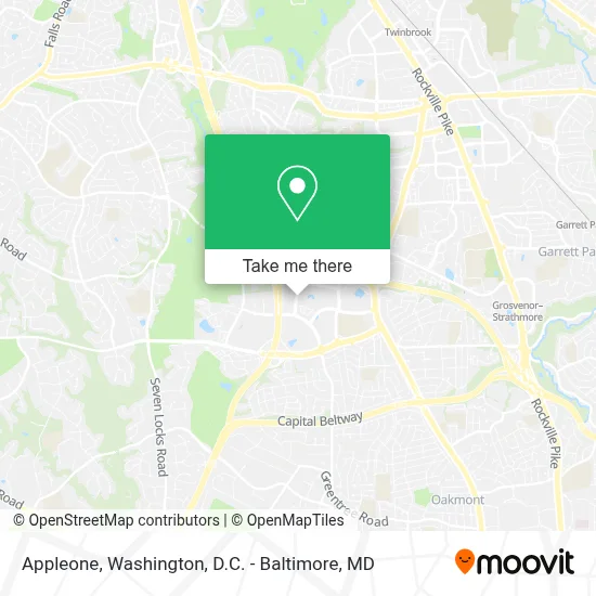 Appleone map