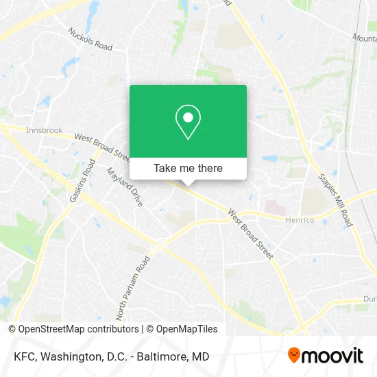 Kfc map