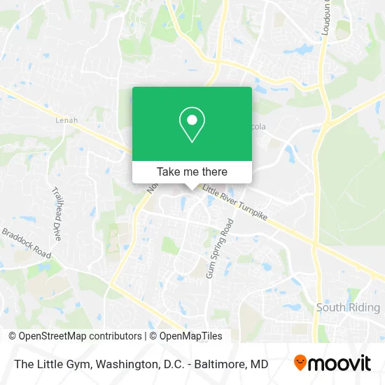 The Little Gym map