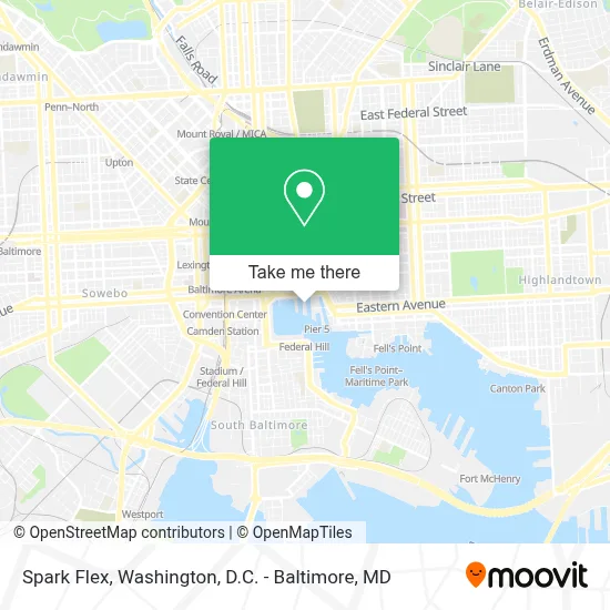 Spark Flex map