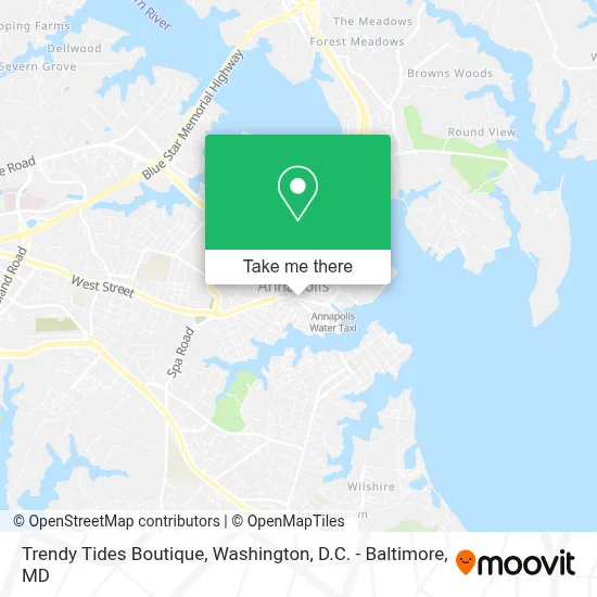 Trendy Tides Boutique map
