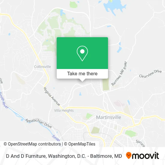 D And D Furniture map