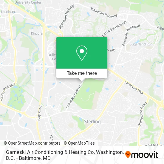 Garneski Air Conditioning & Heating Co map