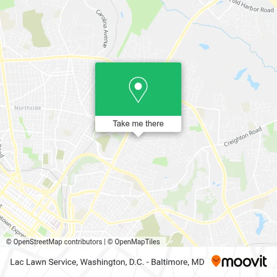 Lac Lawn Service map